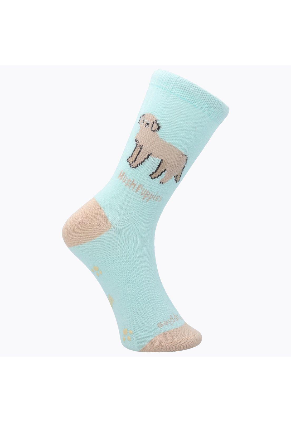 Calcetín Algodón Niña Golden Celeste-0