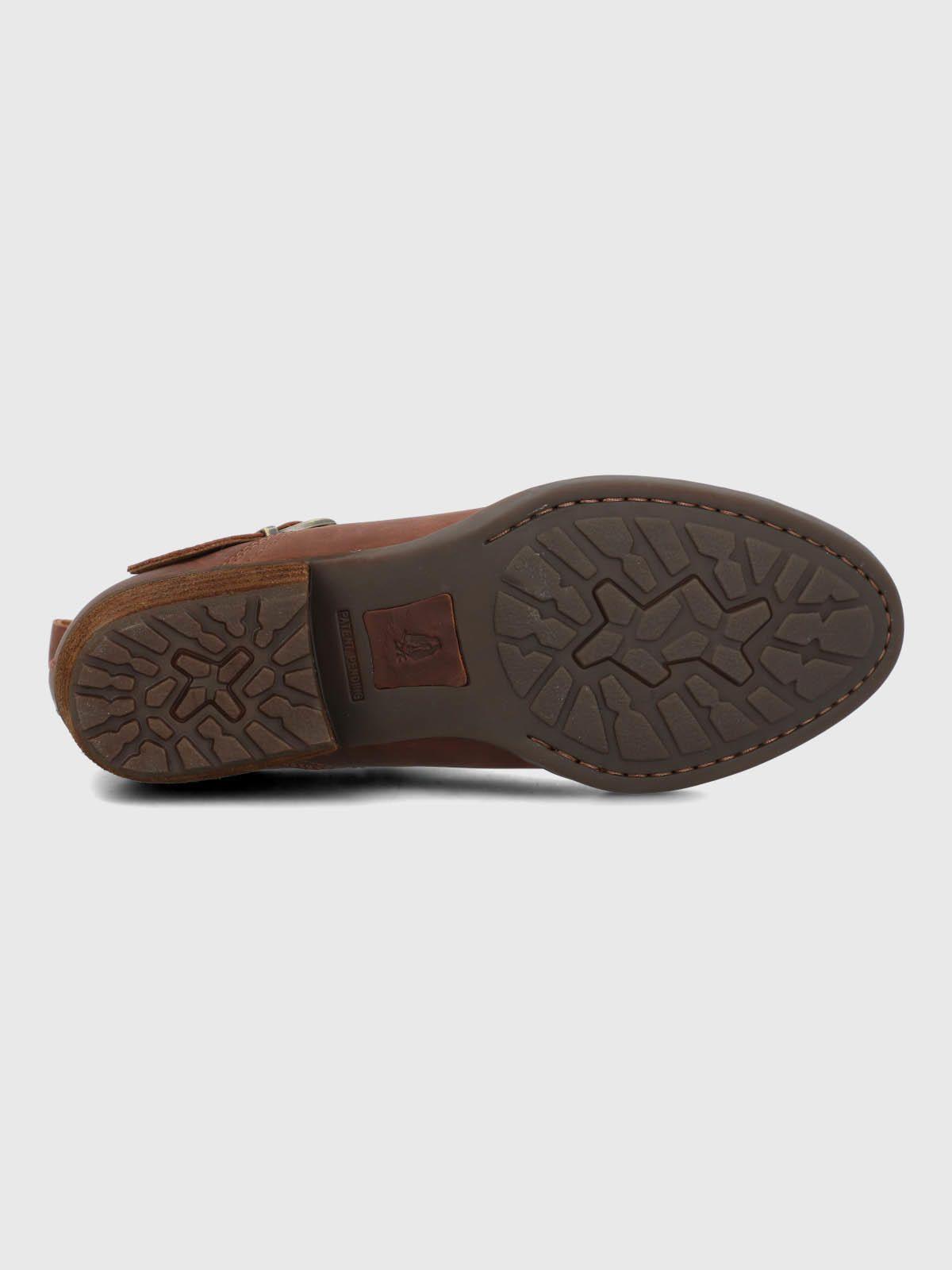 Botin Cuero Raquel Café Mujer-7