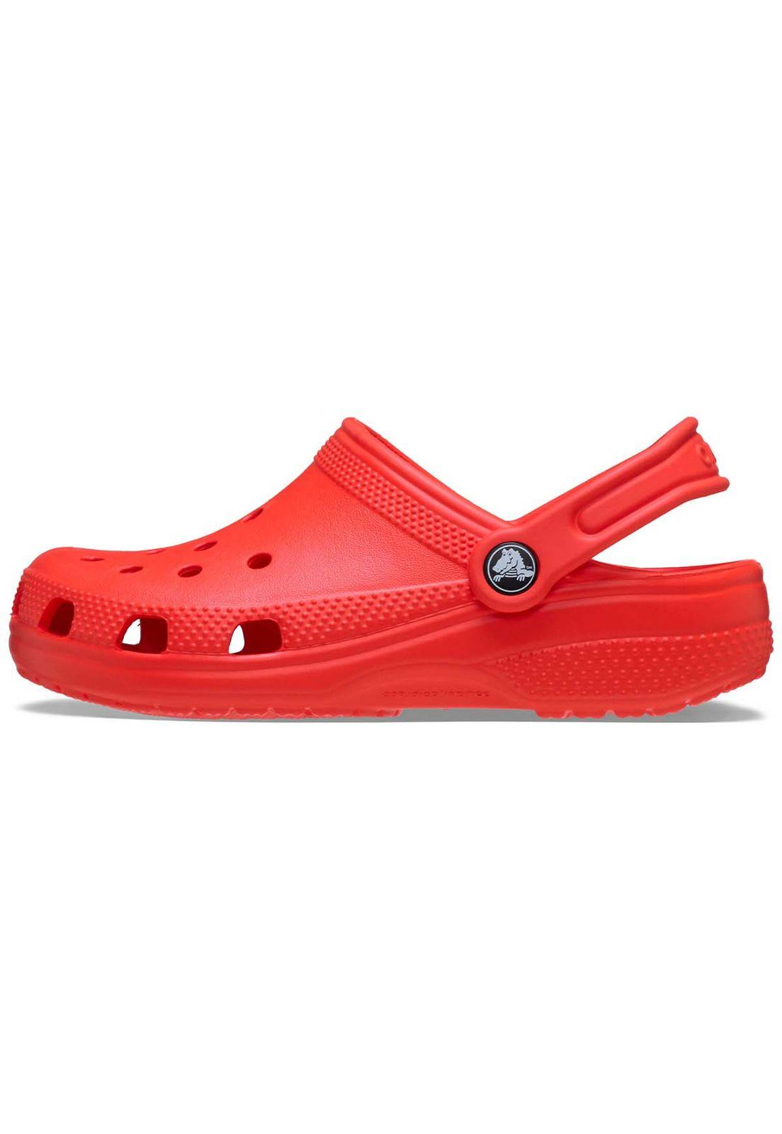 Zueco Crocs Niño Classic Clog K Rojo Intenso-1