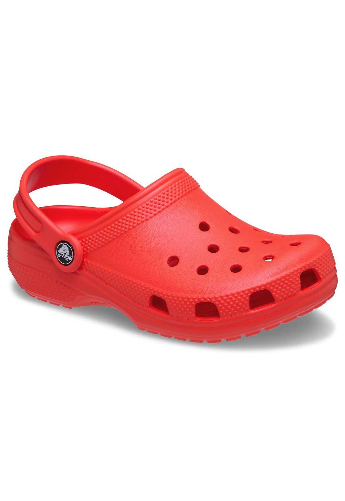 Zueco Crocs Niño Classic Clog K Rojo Intenso-6