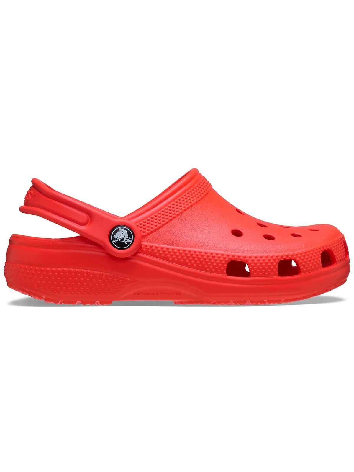 Zueco Crocs Niño Classic Clog K Rojo Intenso-0