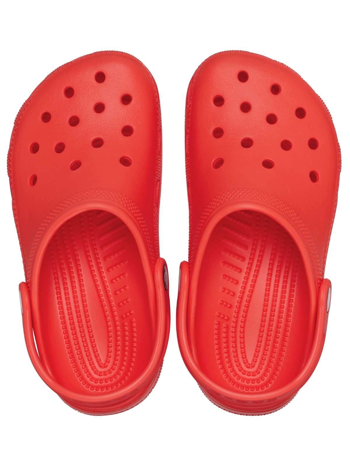 Zueco Crocs Niño Classic Clog K Rojo Intenso-4
