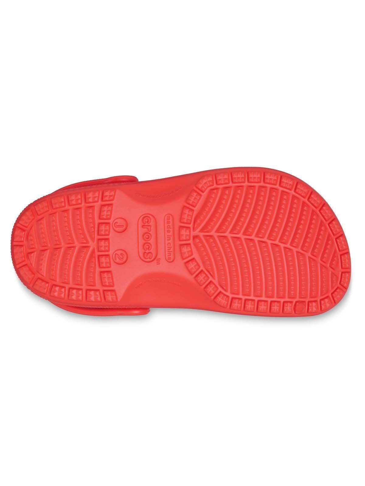 Zueco Crocs Niño Classic Clog K Rojo Intenso-5
