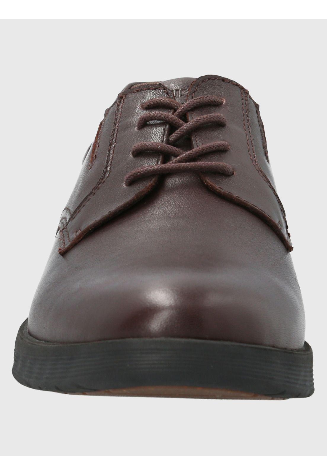 Zapato Cuero Hombre Spinal Village Burdeo-3