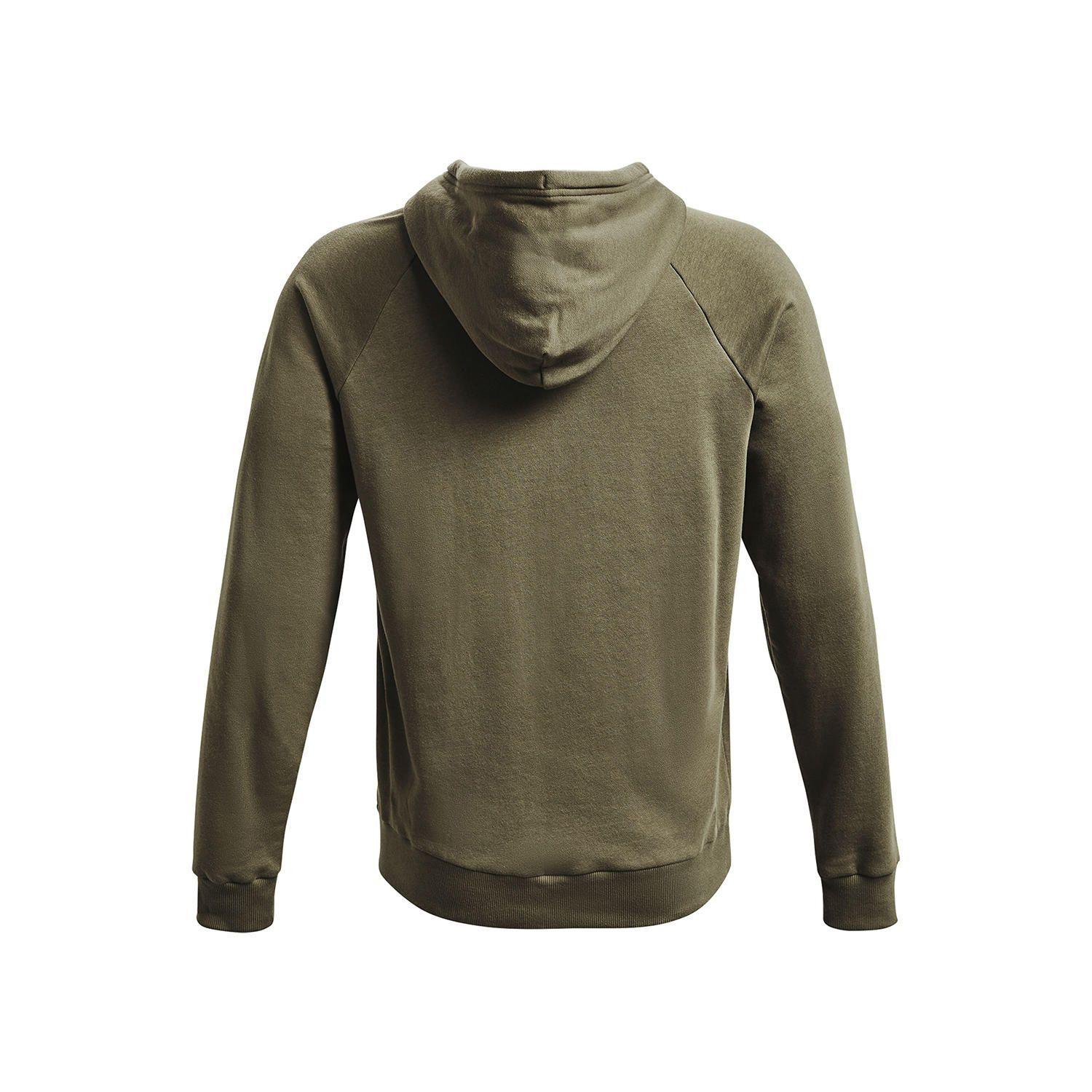 Poleron Hombre Rival Fleece Big Logo Verde-1