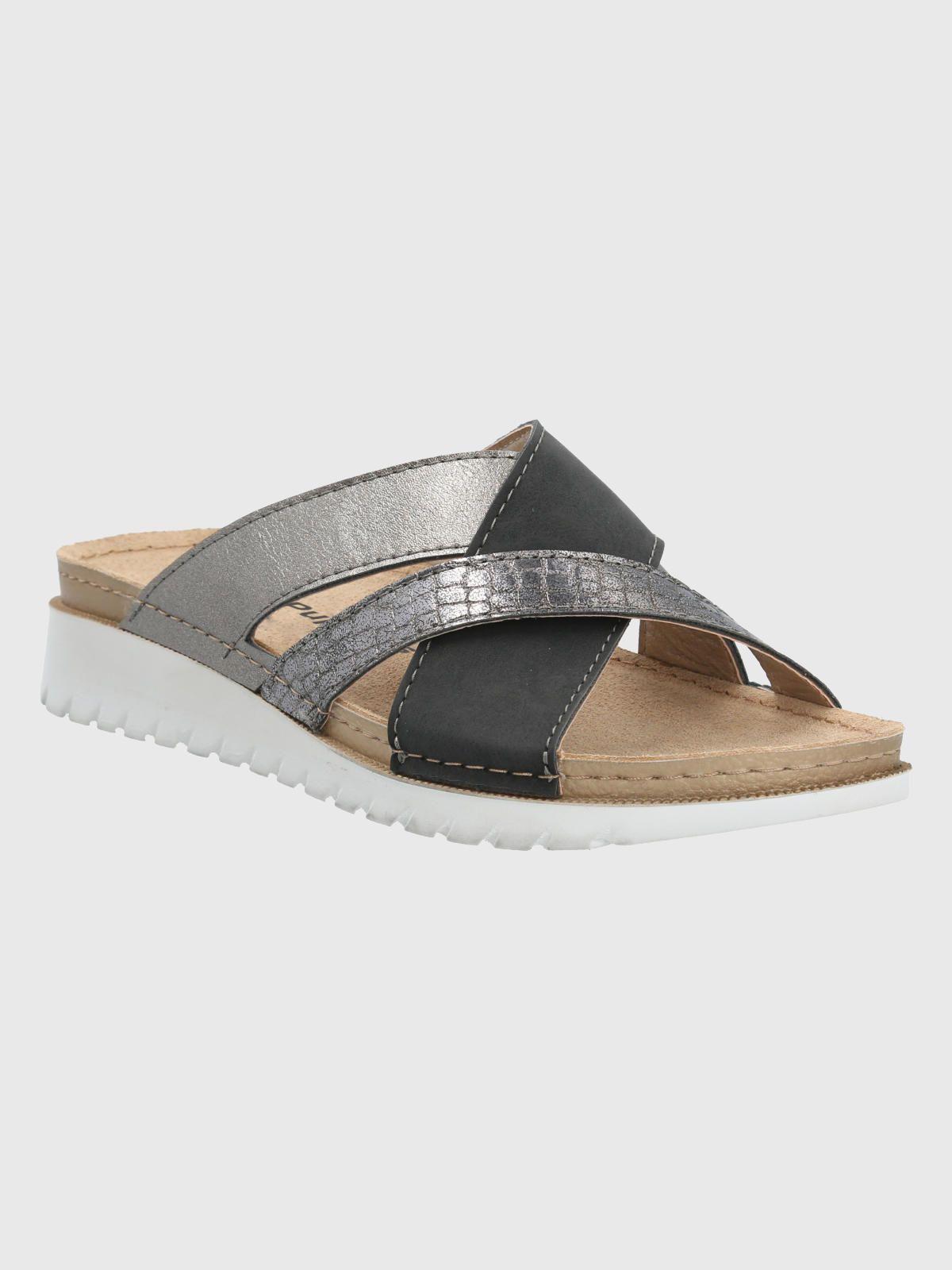 Sandalia Negro Mujer Bolonia -0