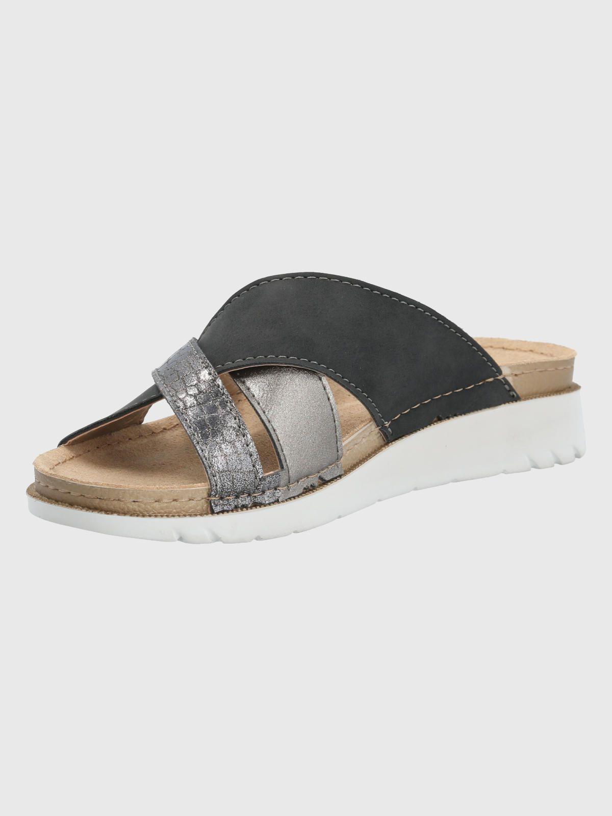 Sandalia Negro Mujer Bolonia -3