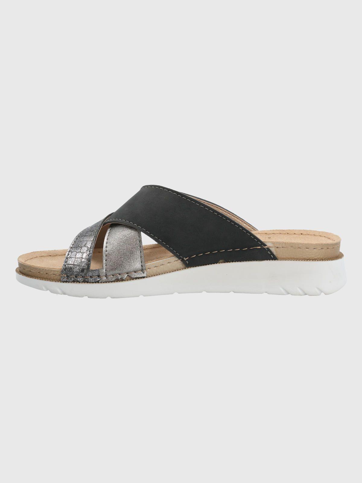 Sandalia Negro Mujer Bolonia -4