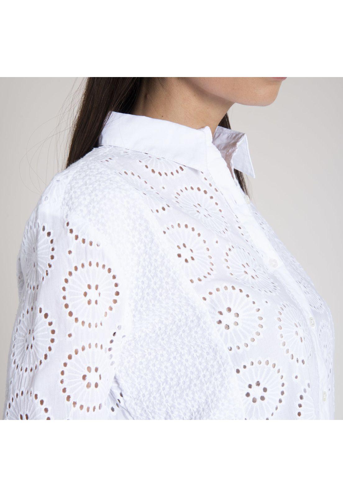 Blusa Mujer Acacia Algodón Orgánico Blanco-5