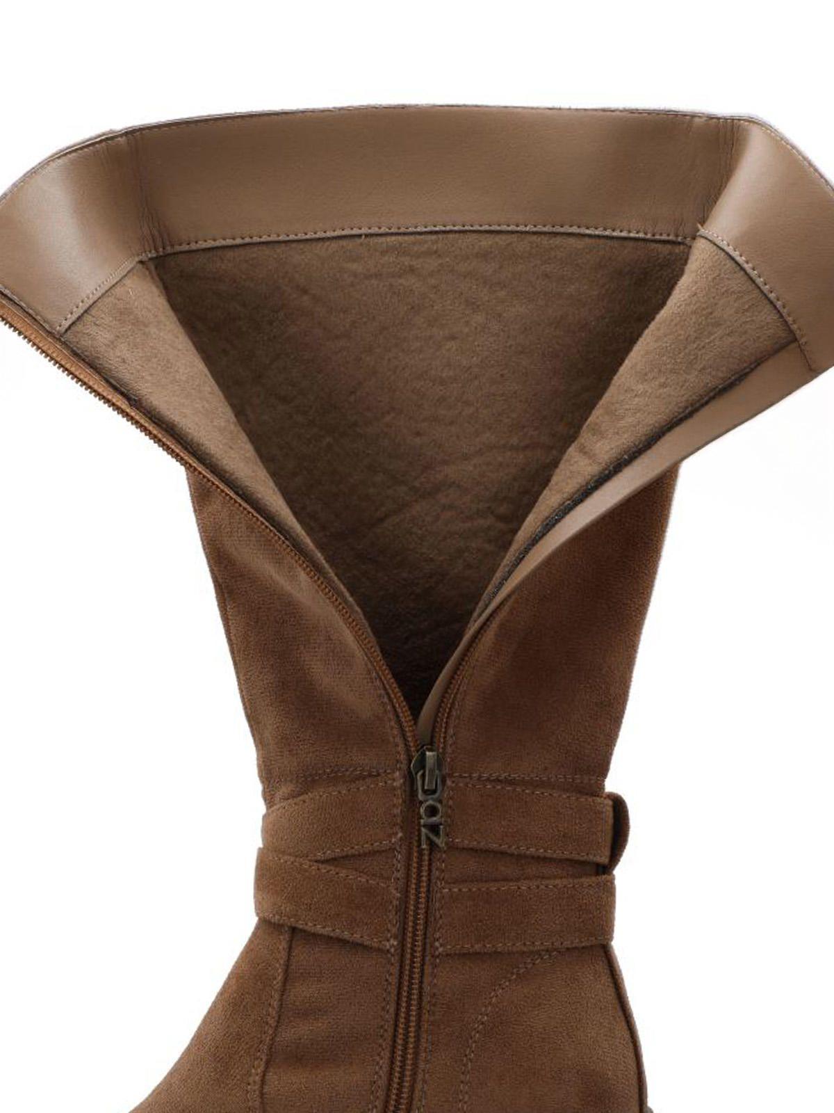 Bota Mujer Nina Café-3