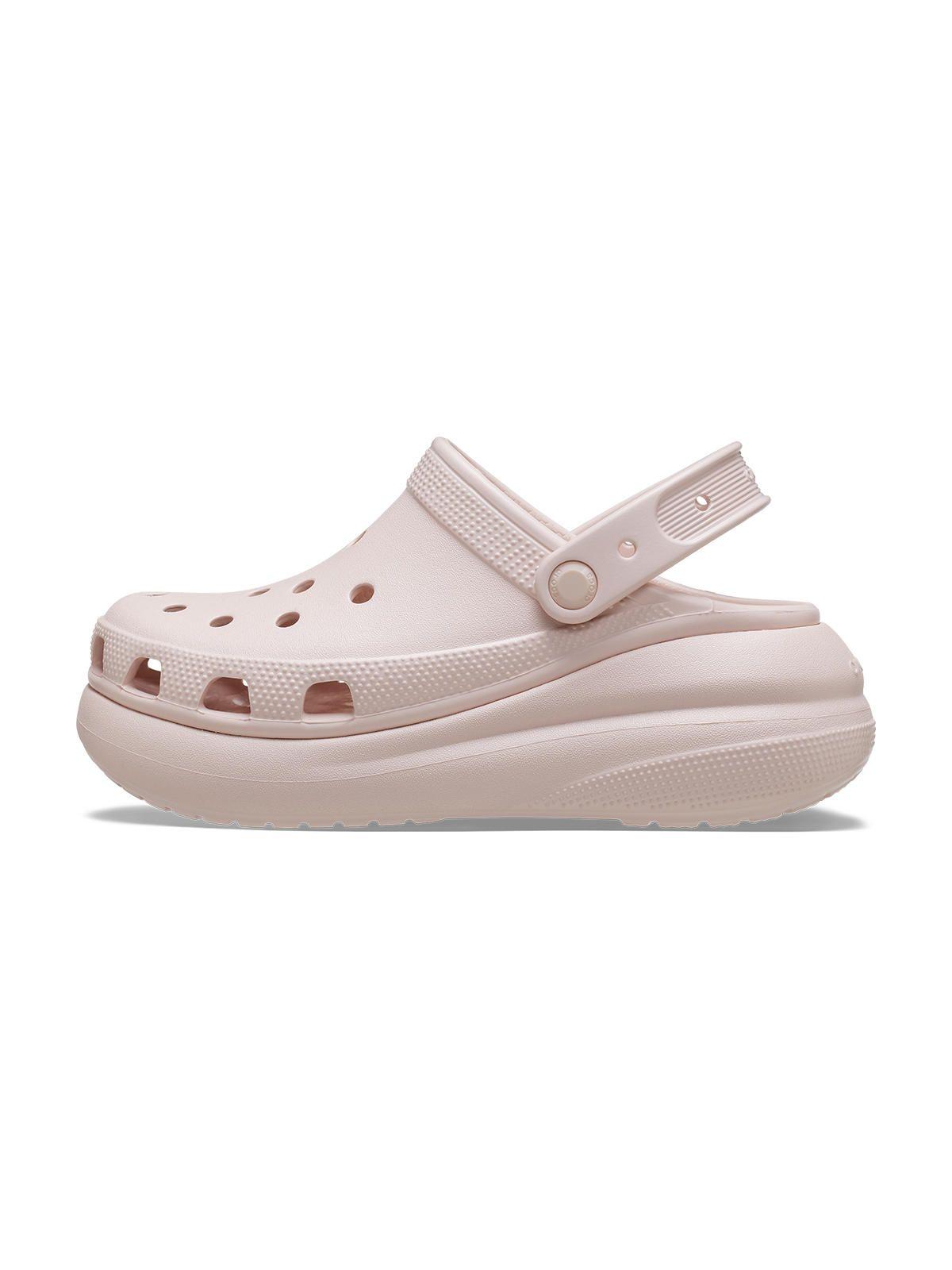 Zueco Crocs Mujer Crush Clog Rosado Pastel-1