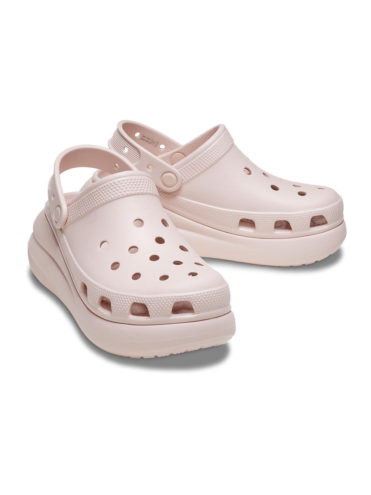 Zueco Crocs Mujer Crush Clog Rosado Pastel-3