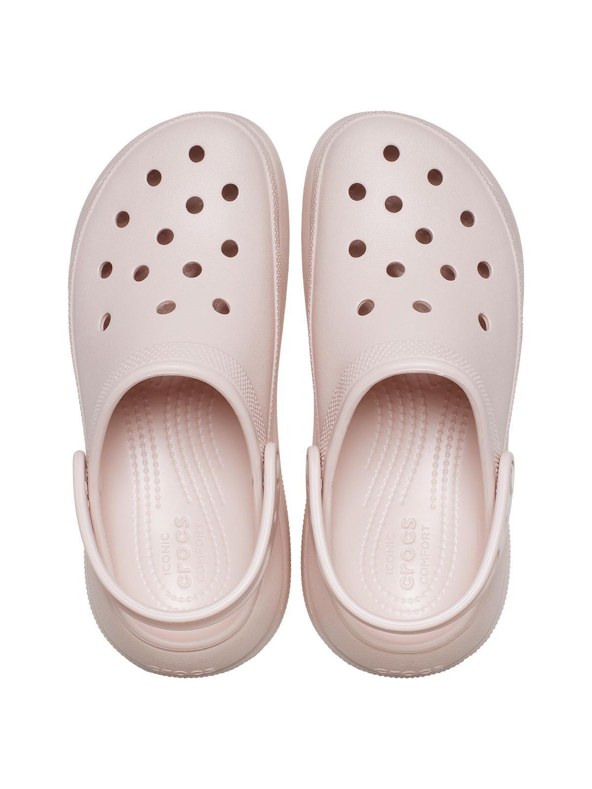 Zueco Crocs Mujer Crush Clog Rosado Pastel-4