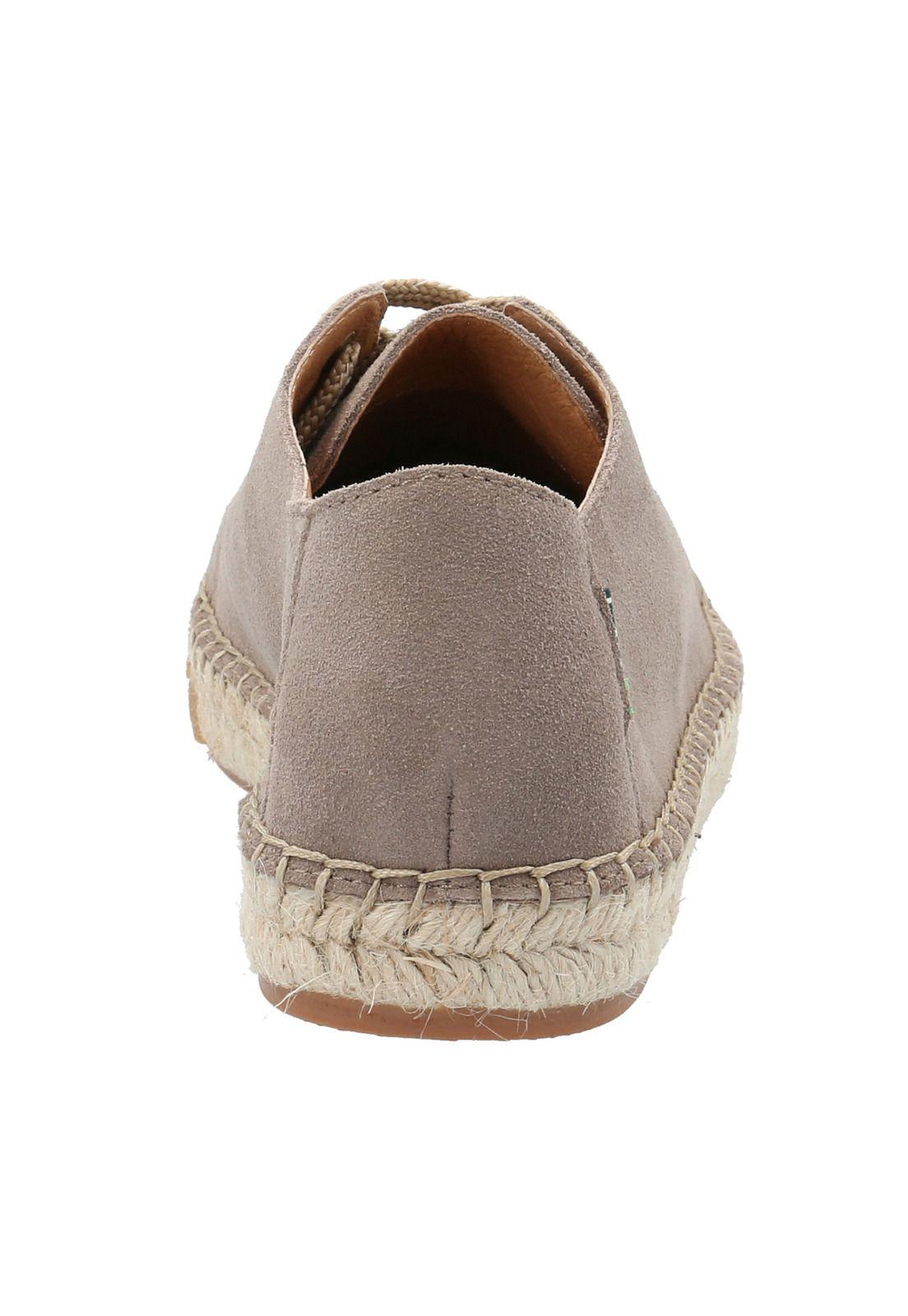 Zapatilla Cuero Mujer Fontaine Gris -5