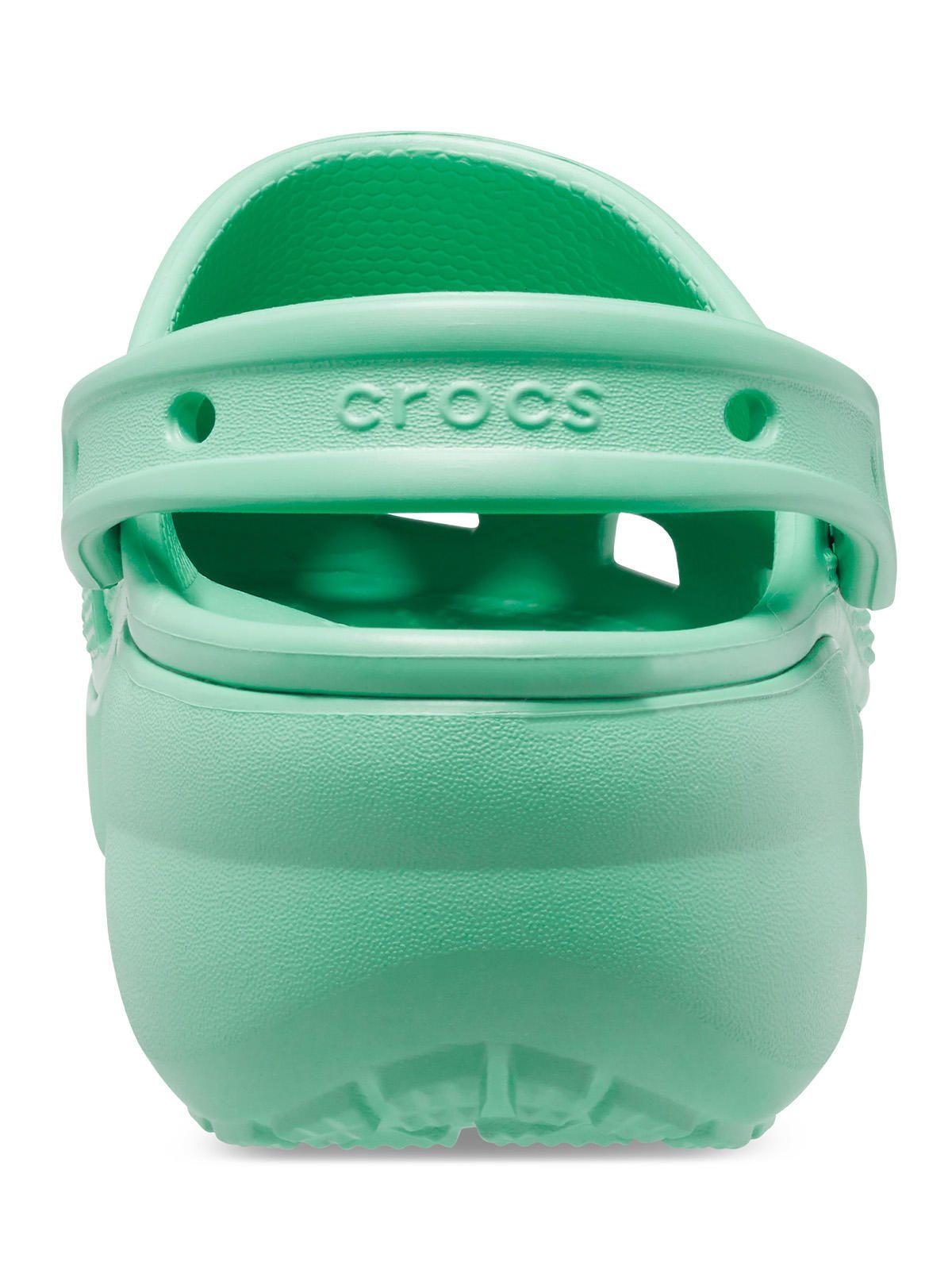 Zueco Crocs Mujer Classic Ptfm Clog Verde-7