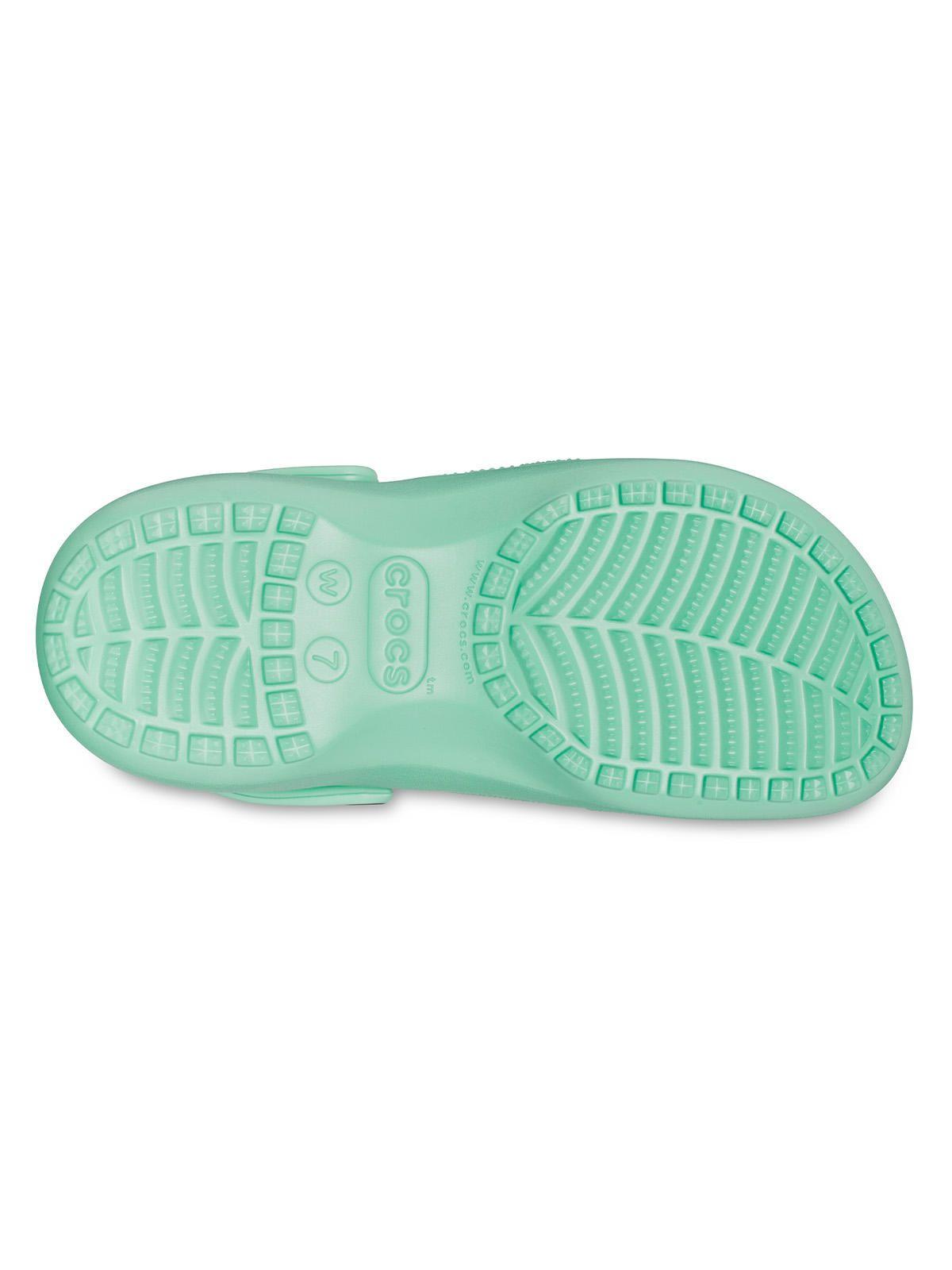 Zueco Crocs Mujer Classic Ptfm Clog Verde-5