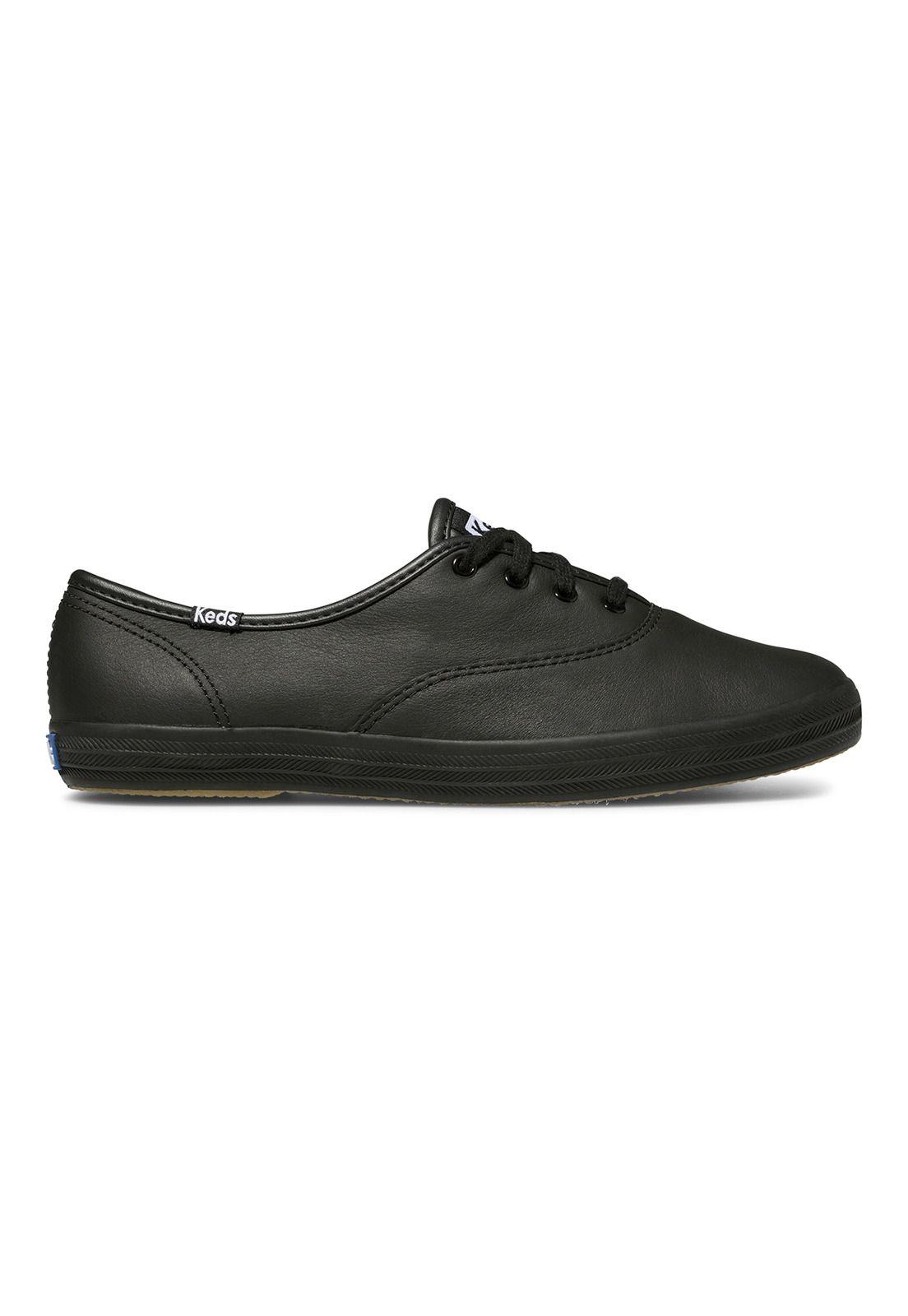 Zapatilla Cuero Negra Mujer Champion Lthr -0