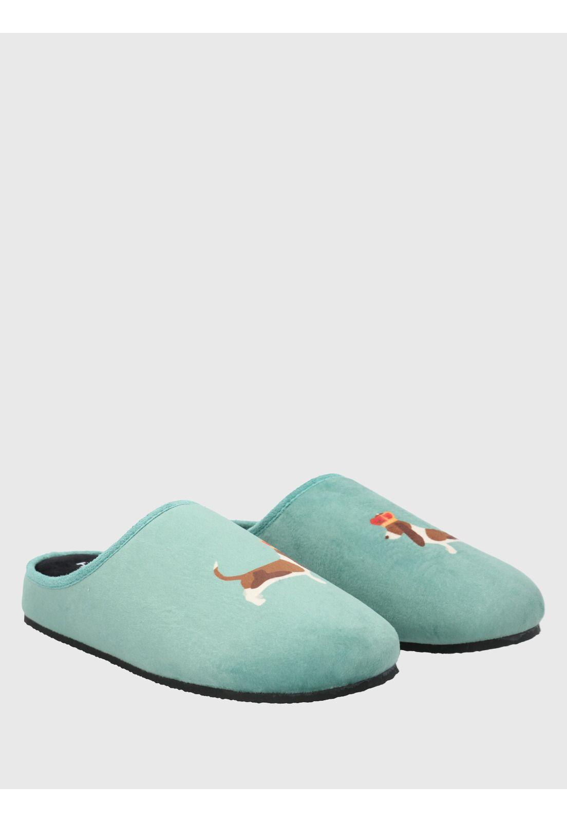 Pantufla  Unisex Slipper Crown Verde-0