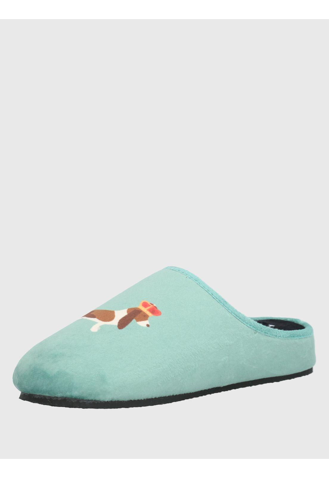 Pantufla  Unisex Slipper Crown Verde-4
