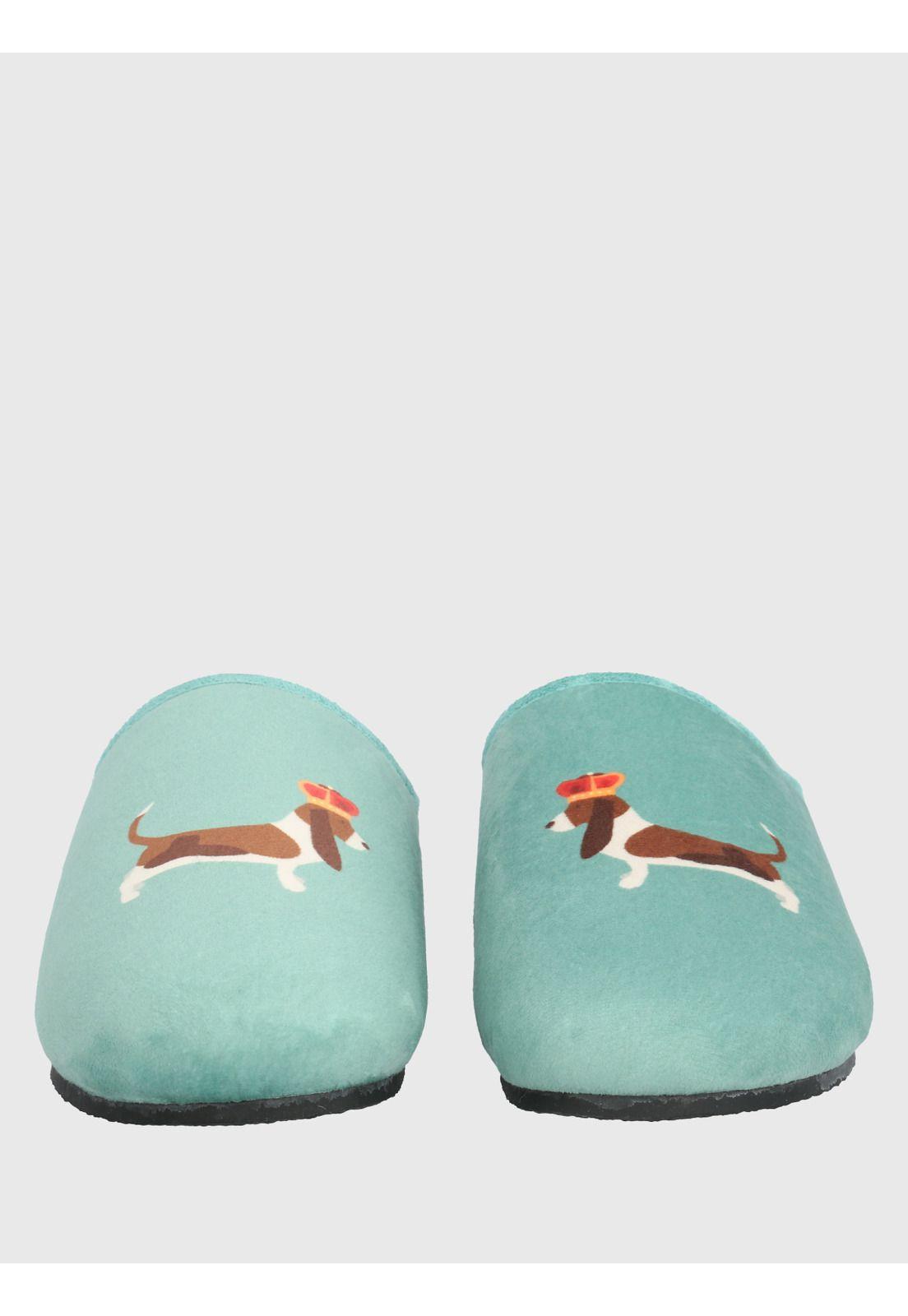 Pantufla  Unisex Slipper Crown Verde-5