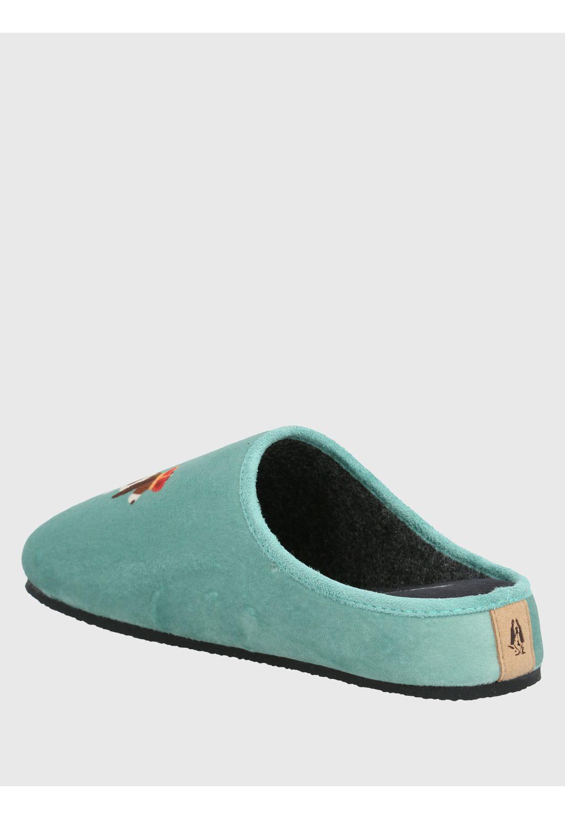 Pantufla  Unisex Slipper Crown Verde-6