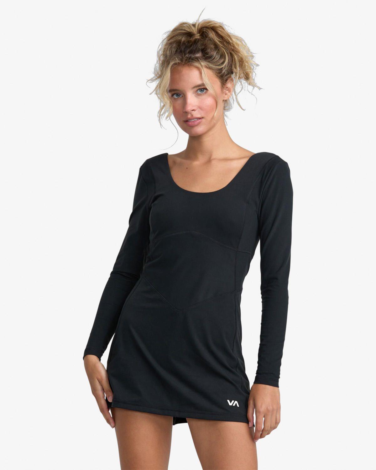 Vestido Mujer Aren Sport Negro Rvca-0