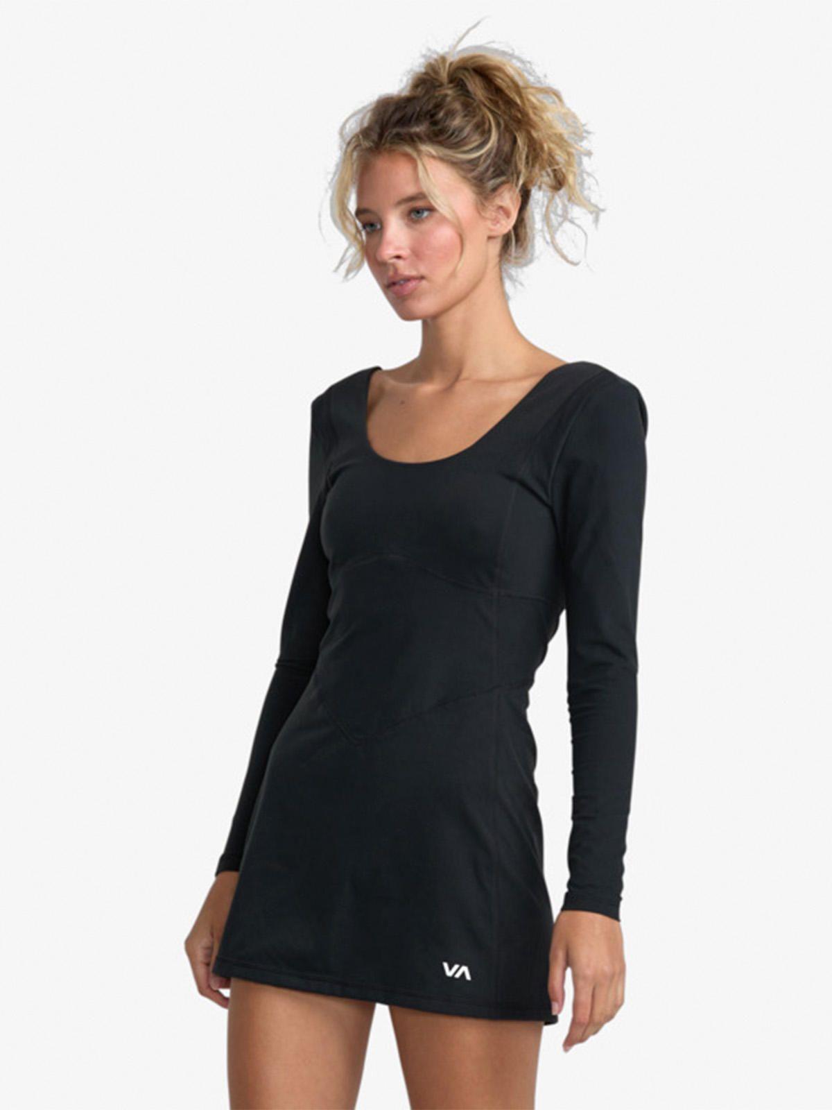 Vestido Mujer Aren Sport Negro Rvca-4