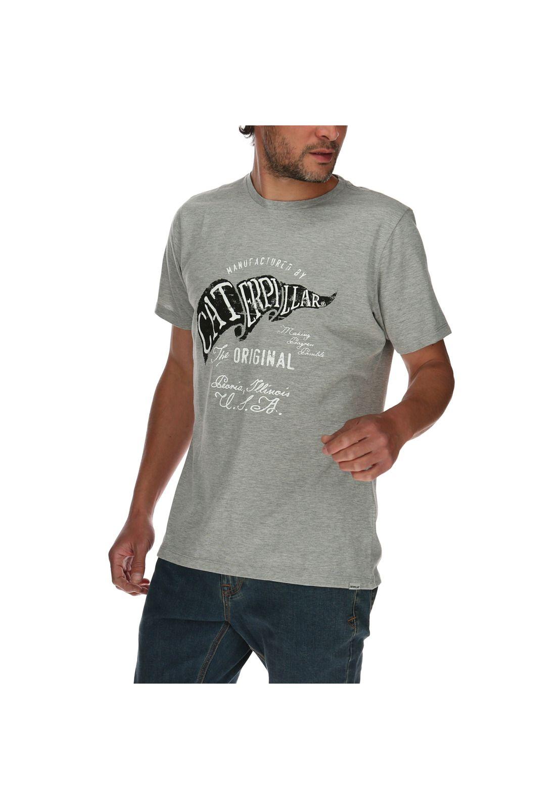 Polera Mc Hombre Pennant Og Tee Algodón Gris-1