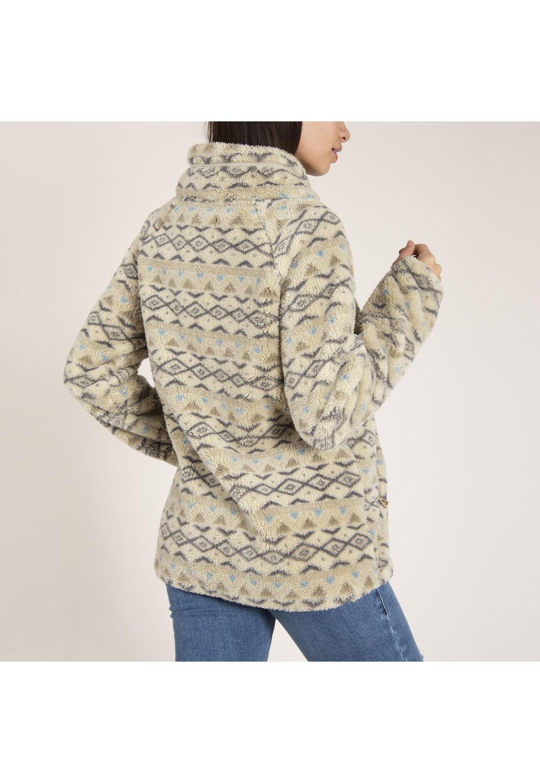 Poleron Mujer Tulipan Poliéster Beige-3