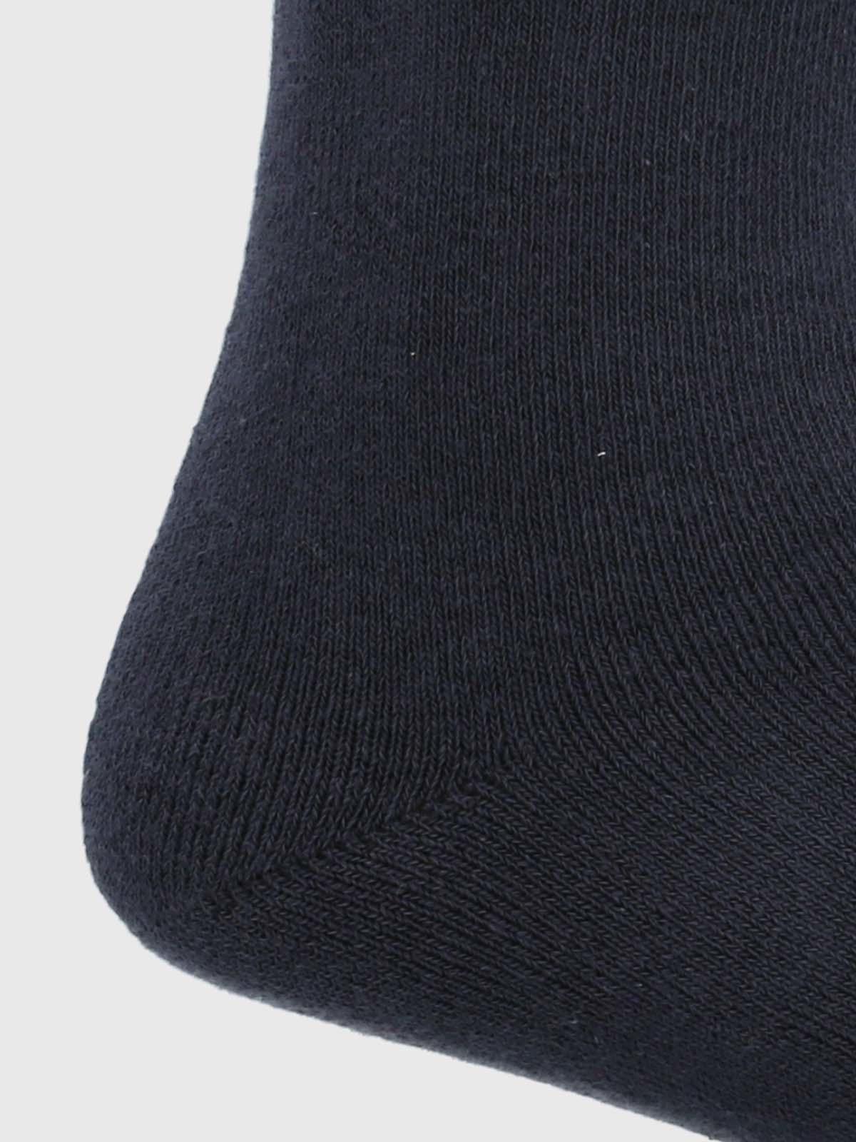 Calcetín Algodón Hombre Heavy Block Azul-1