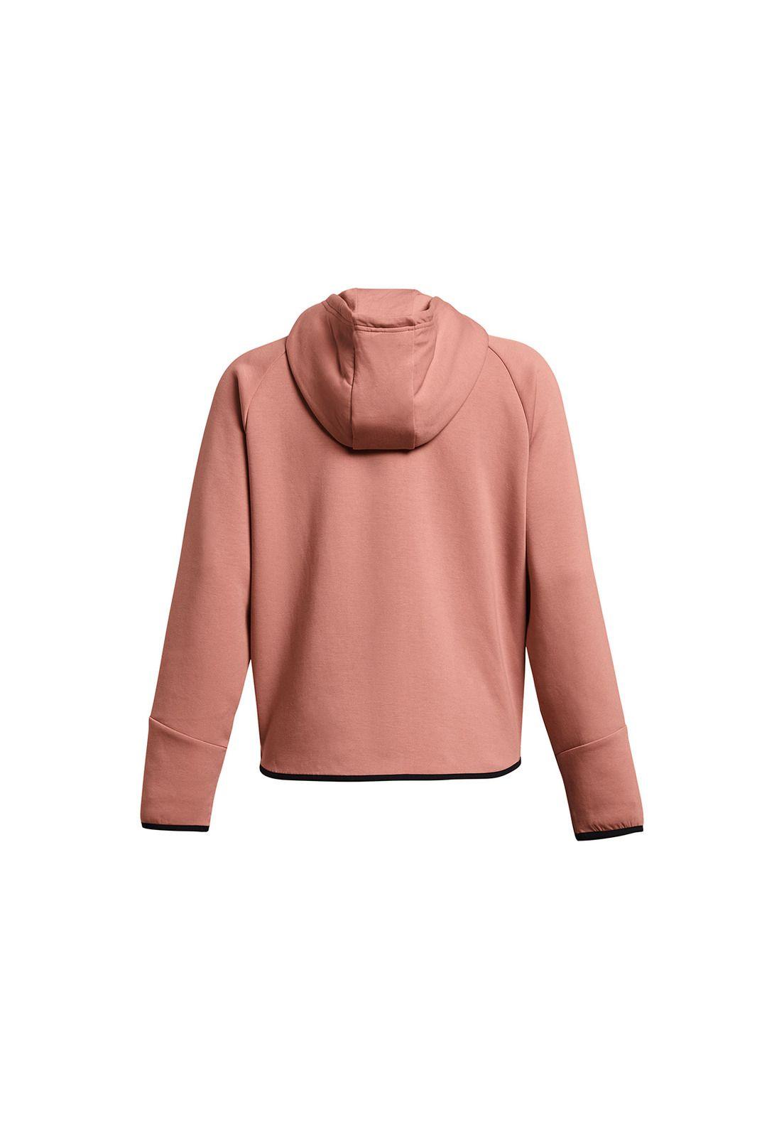 Polerón UA Unstoppable para mujer Rosado-1