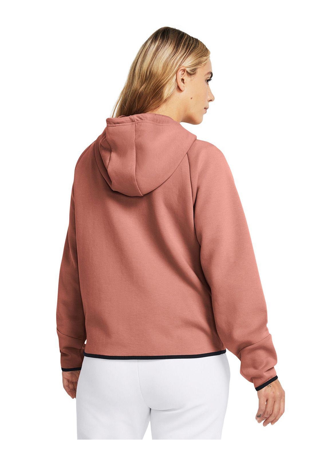 Polerón UA Unstoppable para mujer Rosado-4