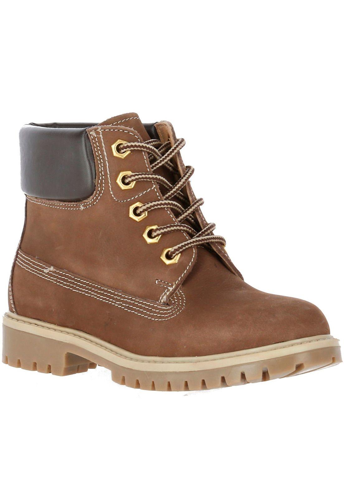 Botin Cuero Steel 2 Café-0