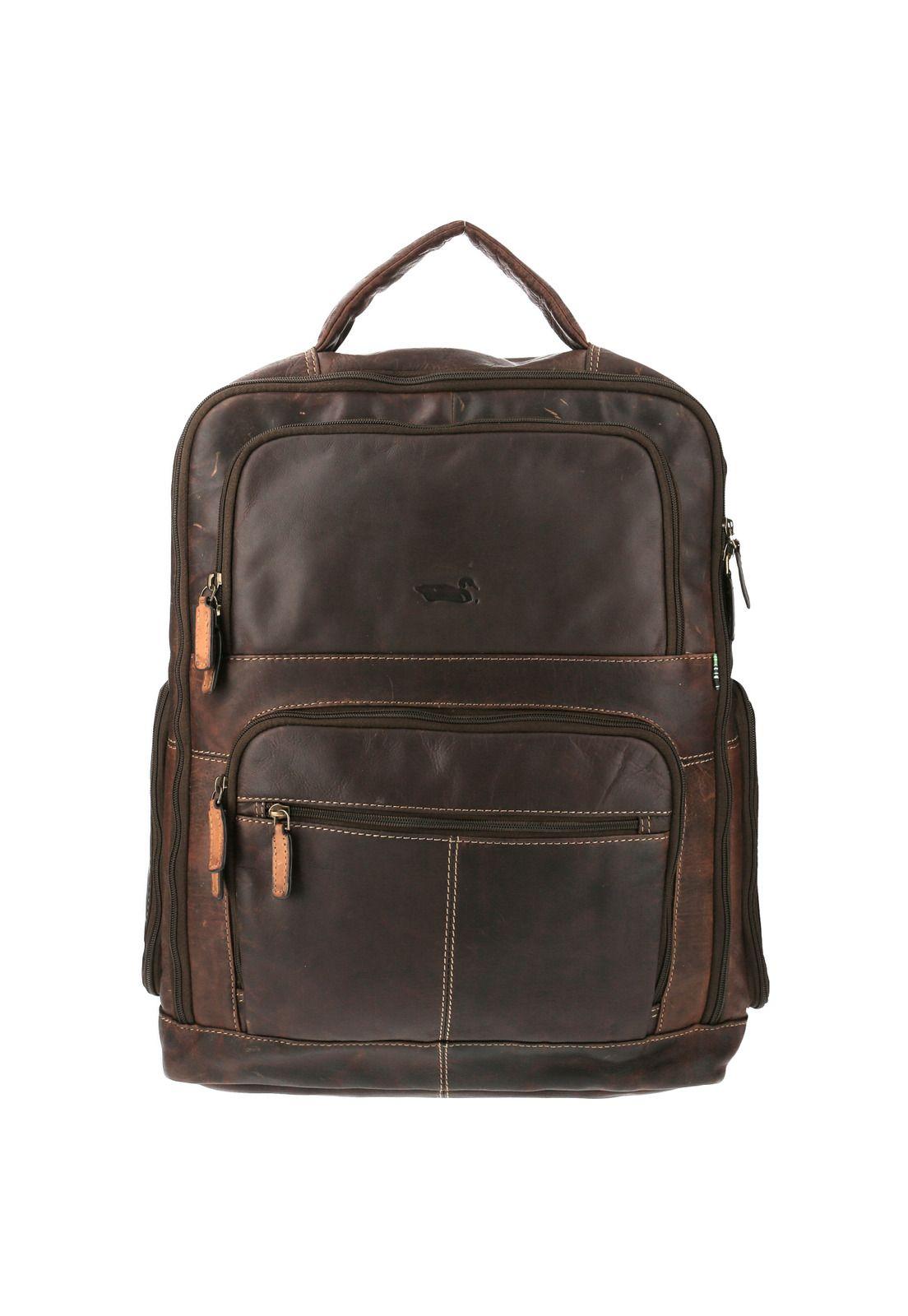 Mochila Cuero Hombre Tc Bremen Back-0