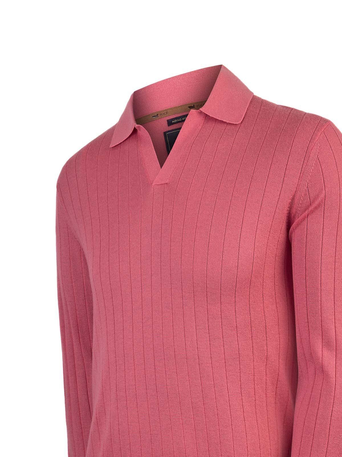 Sweater Lana Merino Hombre Rocco Rosado-3