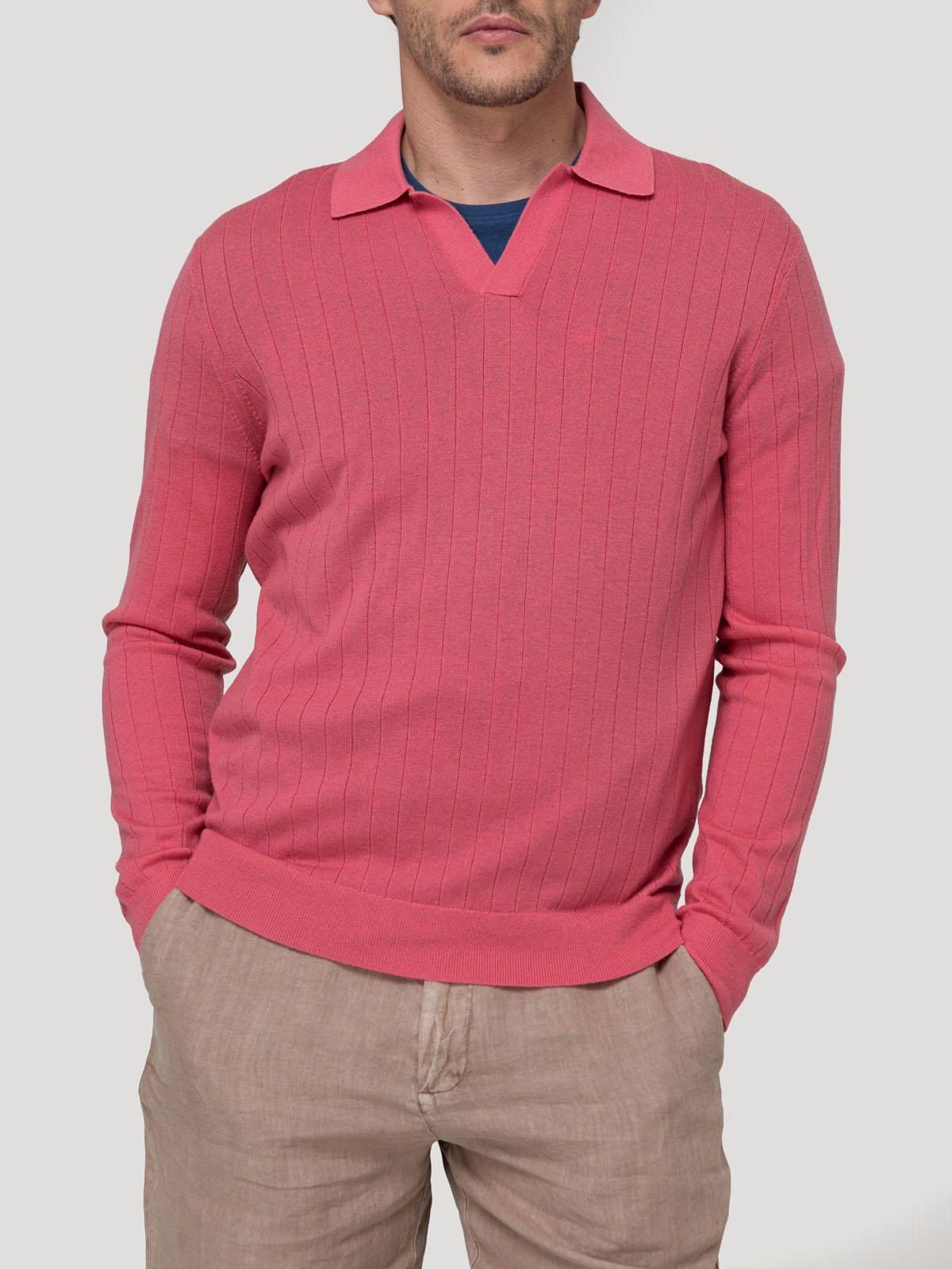 Sweater Lana Merino Hombre Rocco Rosado-4