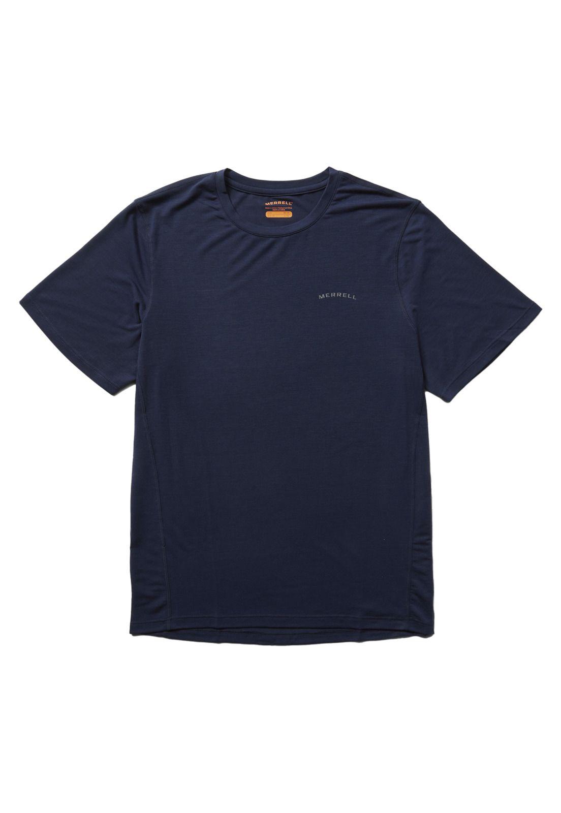 Polera Hombre Tencel Tee Azul-0