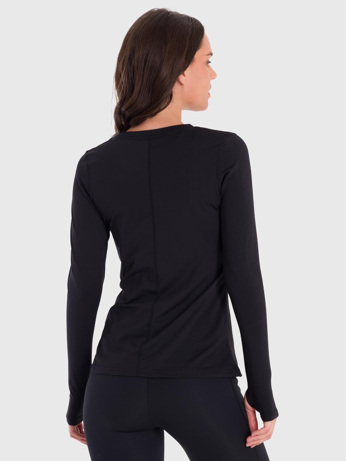 Polera primera capa Mujer First Layer Negro-3
