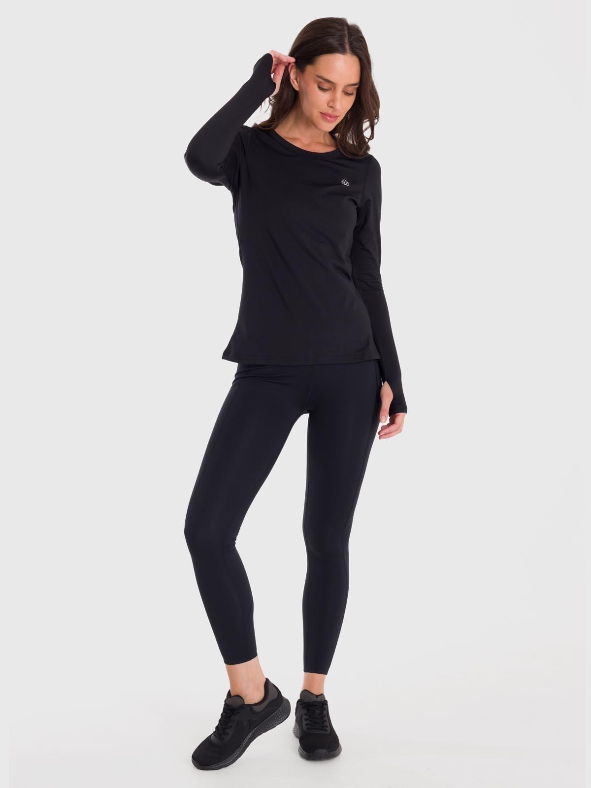 Polera primera capa Mujer First Layer Negro-0