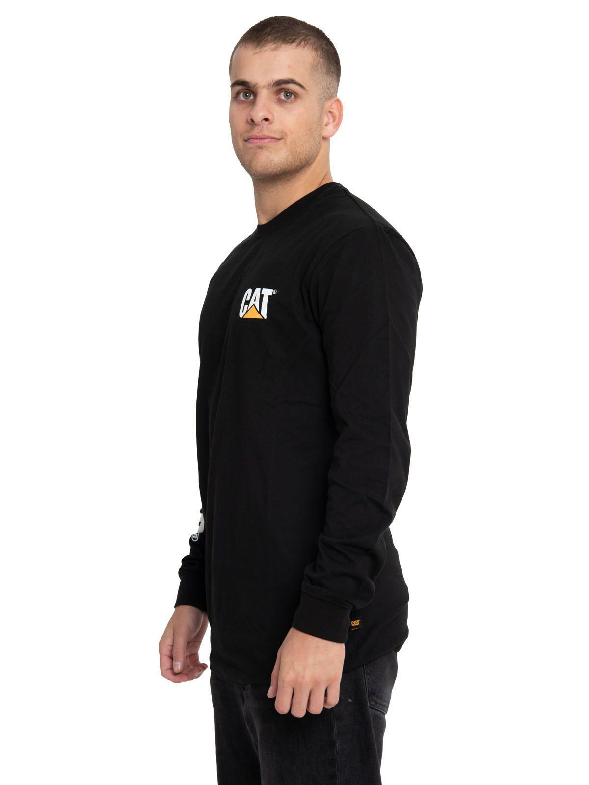 Polera Manga Larga Hombre Trademark Banner Negro-1