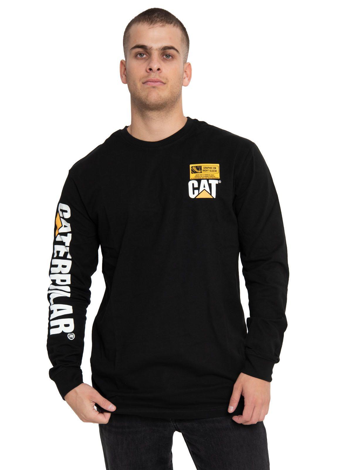 Polera Manga Larga Hombre Trademark Banner Negro-0