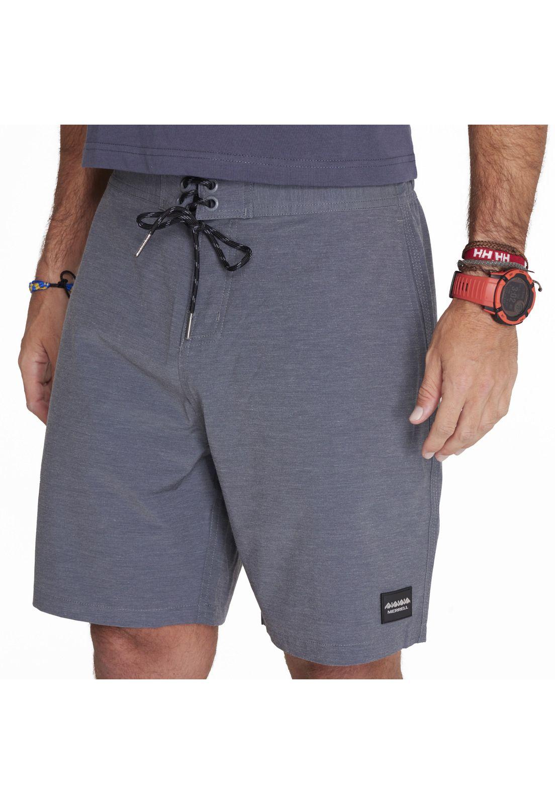 Traje De Baño Boardshort Azul Hombre-3