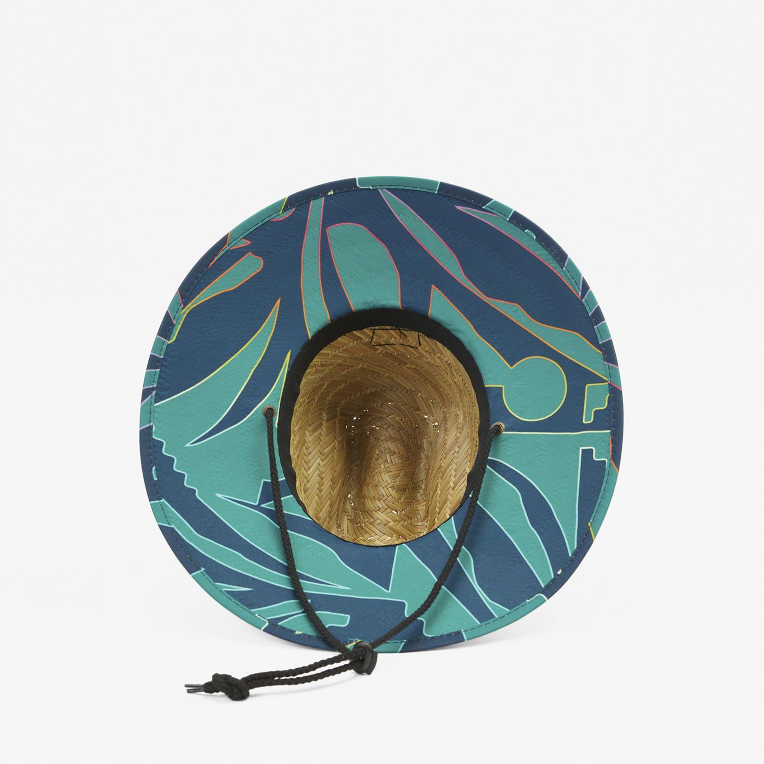 Sombrero Paja Hombre Tides Print M Hats Celeste-2