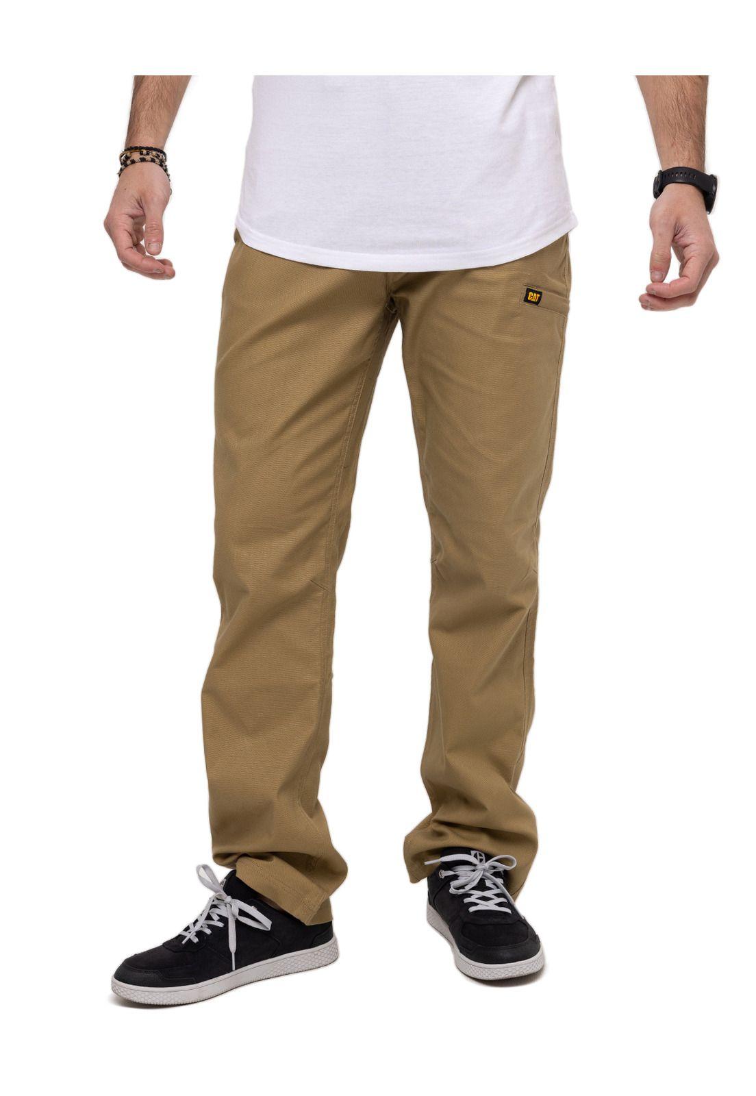 Pantalón Canvas Utility Pant Café Claro Hombre-0