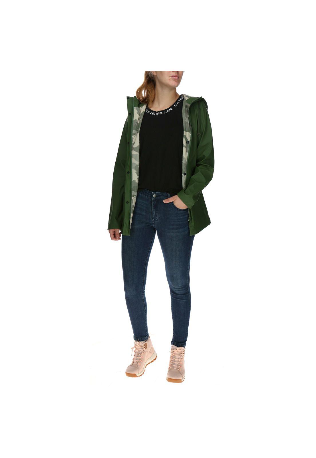 Chaqueta Mujer Aria Jacket Poliéster Verde-4