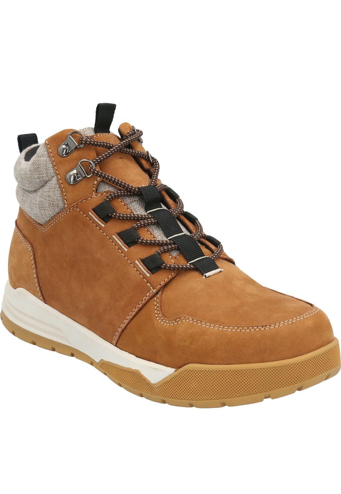 Botin Cuero Hombre Wesley Marrón-0