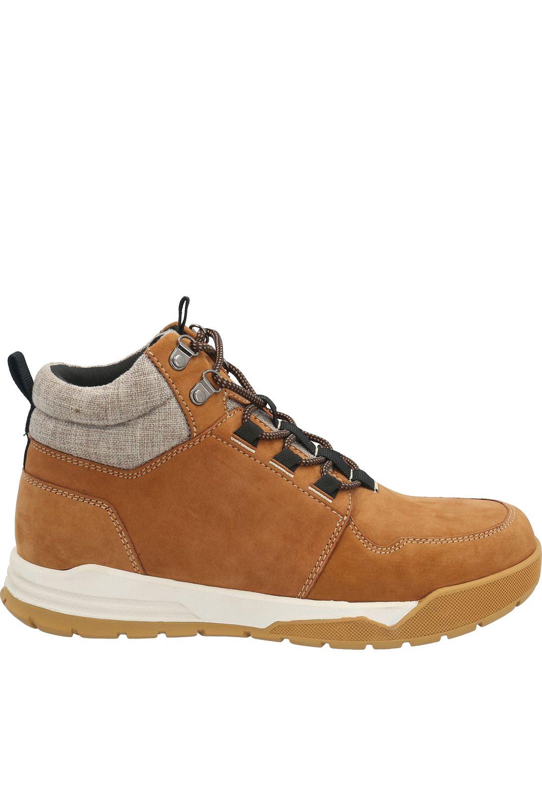Botin Cuero Hombre Wesley Marrón-1