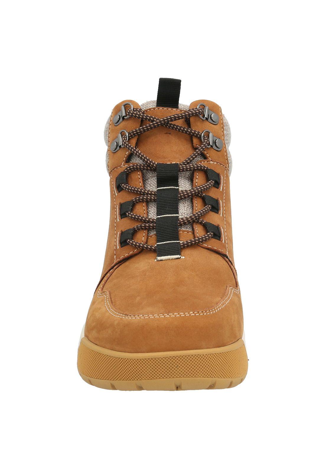 Botin Cuero Hombre Wesley Marrón-2