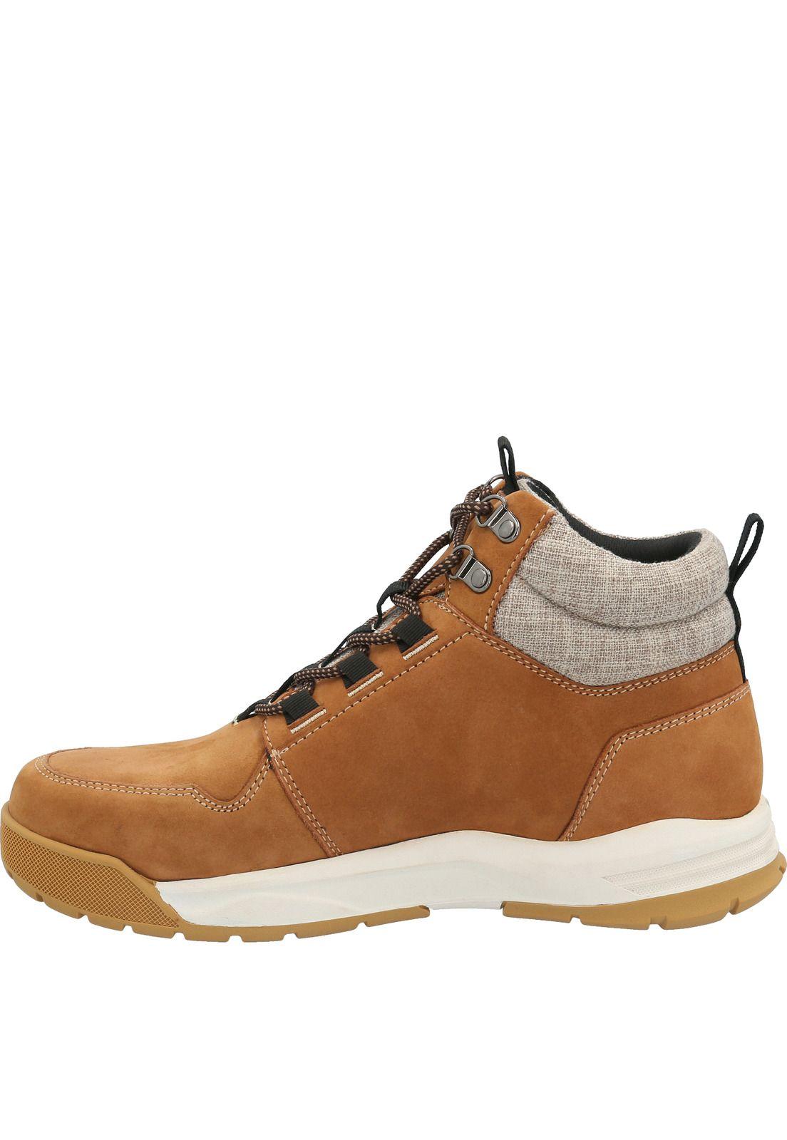 Botin Cuero Hombre Wesley Marrón-4
