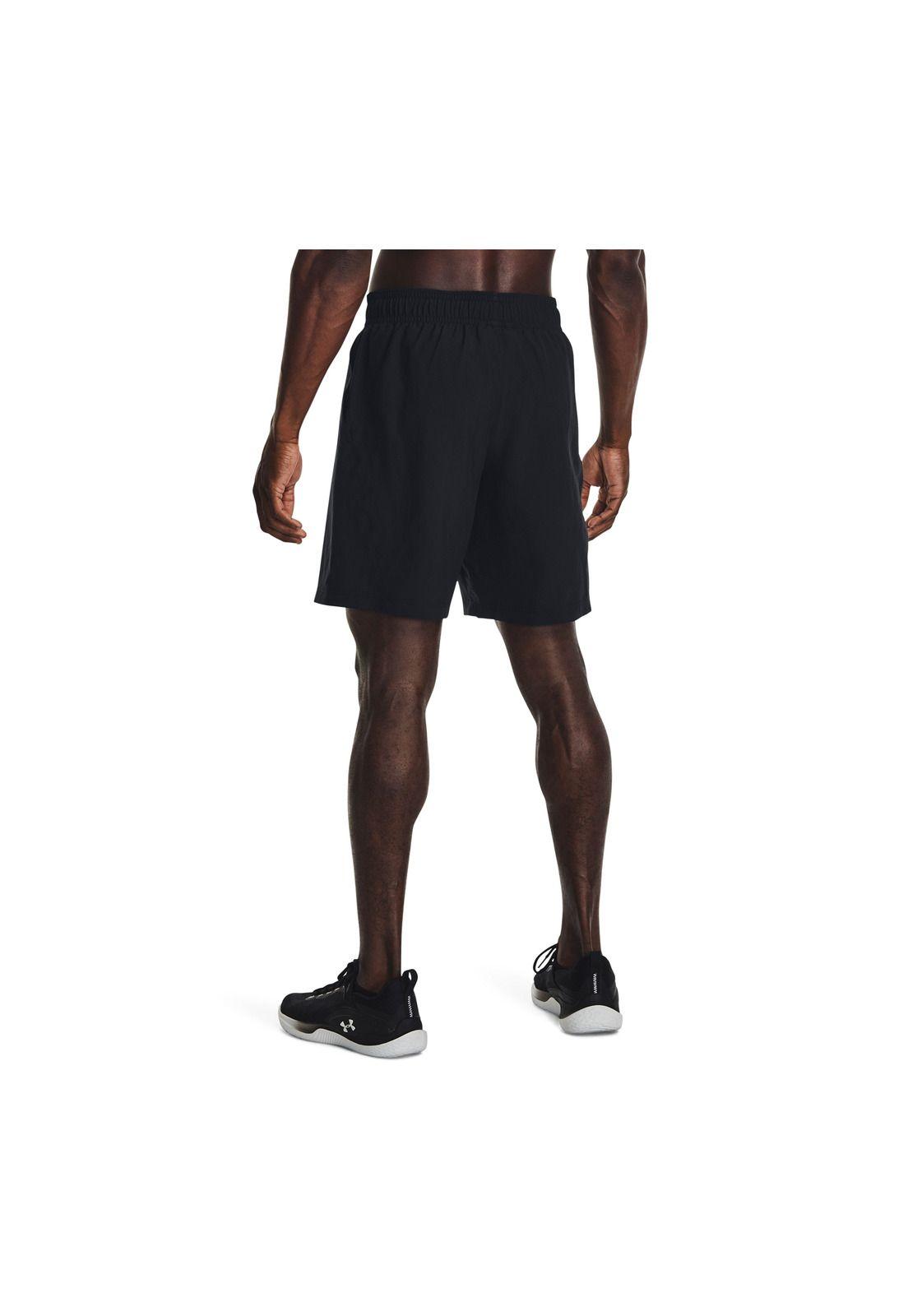 Shorts UA Negro para hombre-4